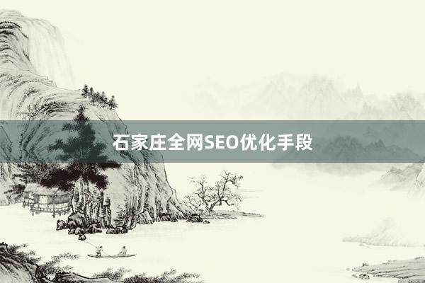 石家庄全网SEO优化手段