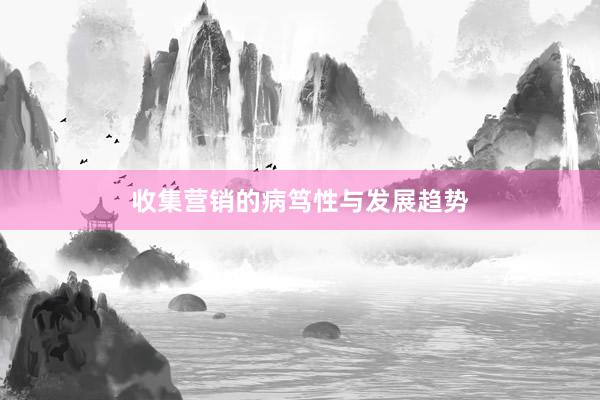 收集营销的病笃性与发展趋势